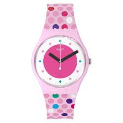 Swatch Ladies Watch Gent Blowing Bubbles SO28P109