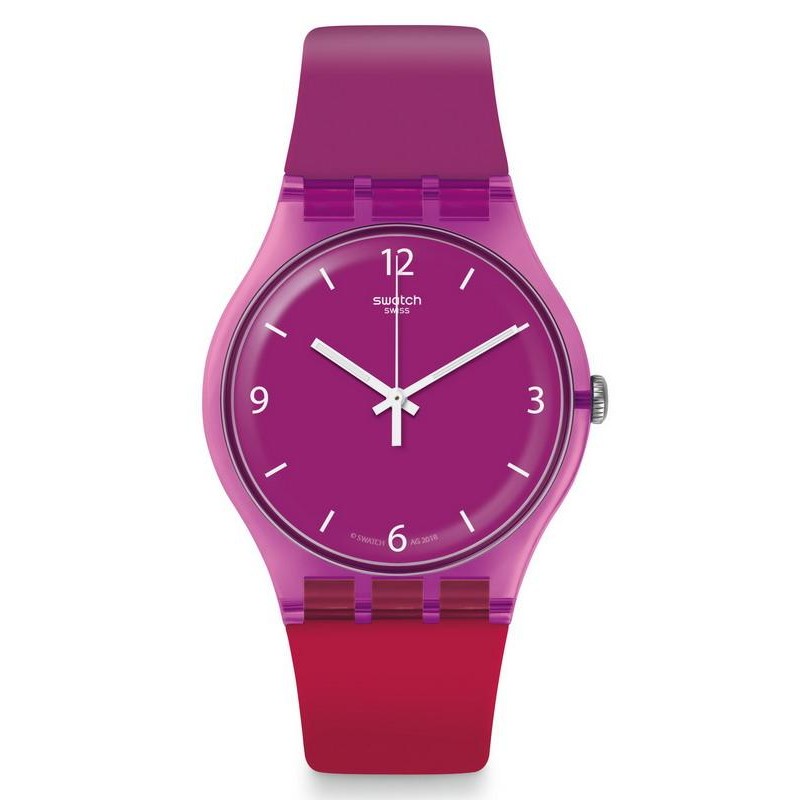 Reloj Swatch Mujer New Gent Cherryberry SUOV104 - Joyería de Moda