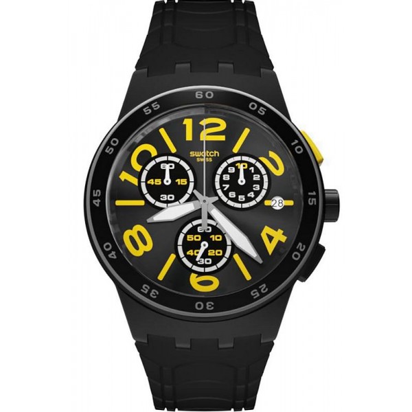 Buy Swatch Unisex Watch Chrono Plastic Pneumatic SUSB412