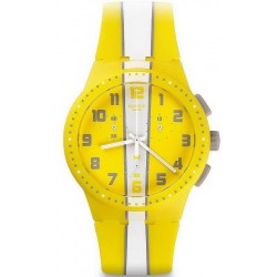 Swatch Unisex Watch Chrono Plastic Amorgos SUSJ100