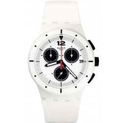 Swatch Unisex Watch Chrono Plastic Why Again SUSW406