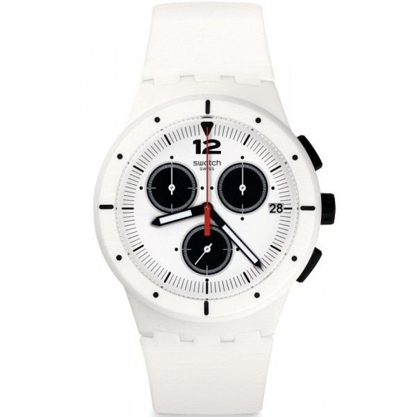 Buy Swatch Unisex Watch Chrono Plastic Why Again SUSW406