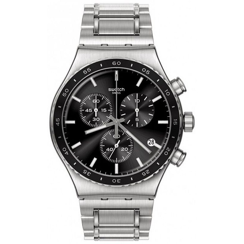 Reloj Swatch Hombre Irony Chrono Carbonium Dream YVS495G - Joyería de Moda