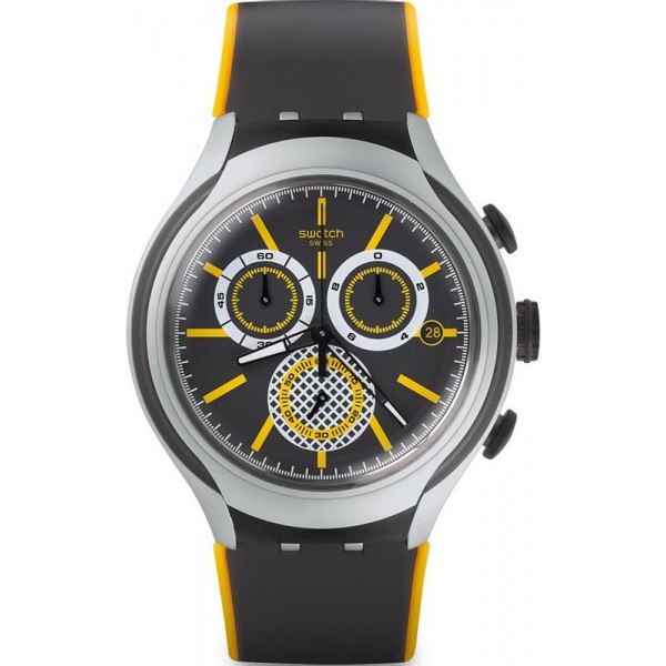 Reloj Swatch Hombre Irony Xlite Black Attack YYS4020AG Cronógrafo - Joyería  de Moda