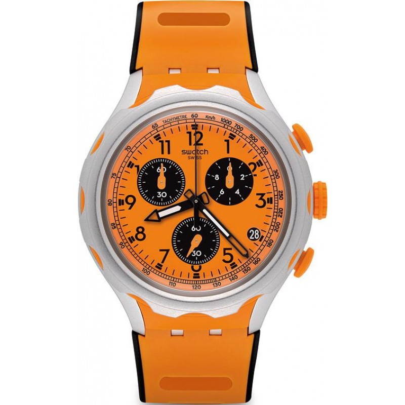Reloj Swatch Hombre Irony Xlite Caccia Cronógrafo YYS4010 - Joyería de Moda